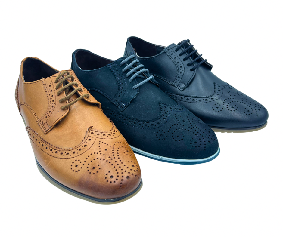 Sneaker Baldacci grabado perforado