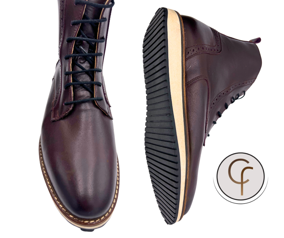 Bota con suela de cuña Baldacci