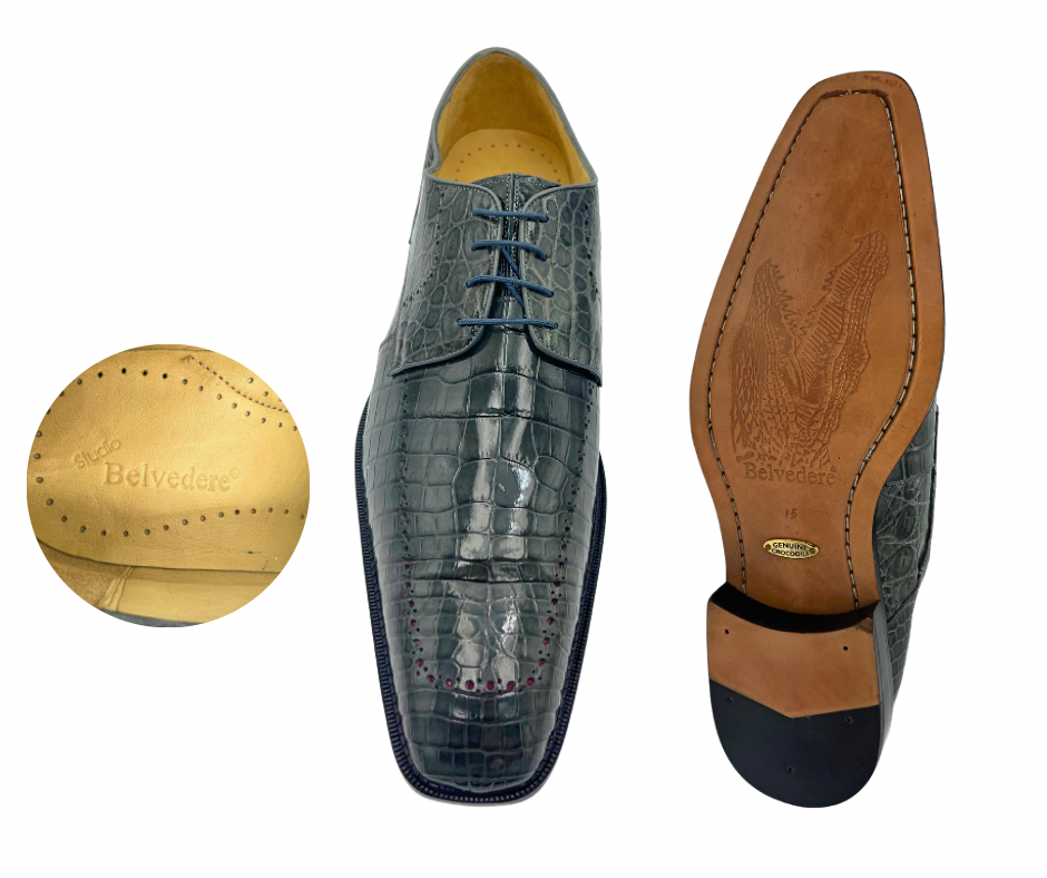 Zapato de Coco Gris Belvedere By Cuadra