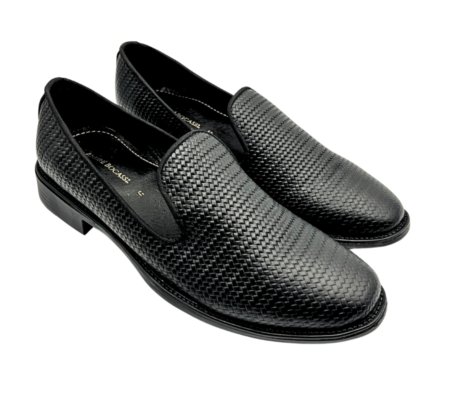 Mocasín slipper grabado tejido Andre Bocassi