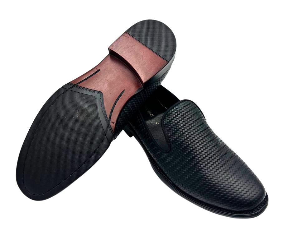 Mocasín slipper grabado tejido Andre Bocassi