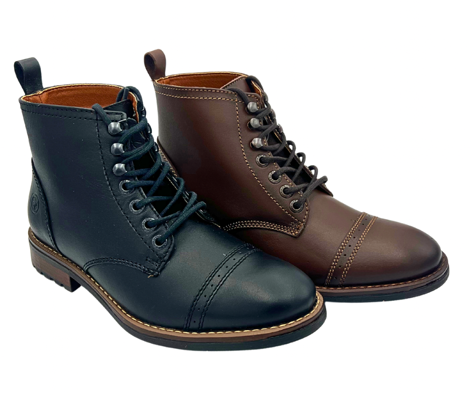 Bota Urbana con puntera Verde Tabacco