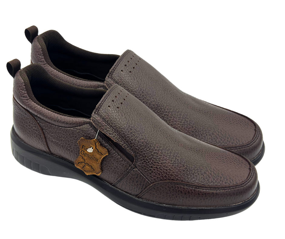 Mocasin de confort Verde Tabacco