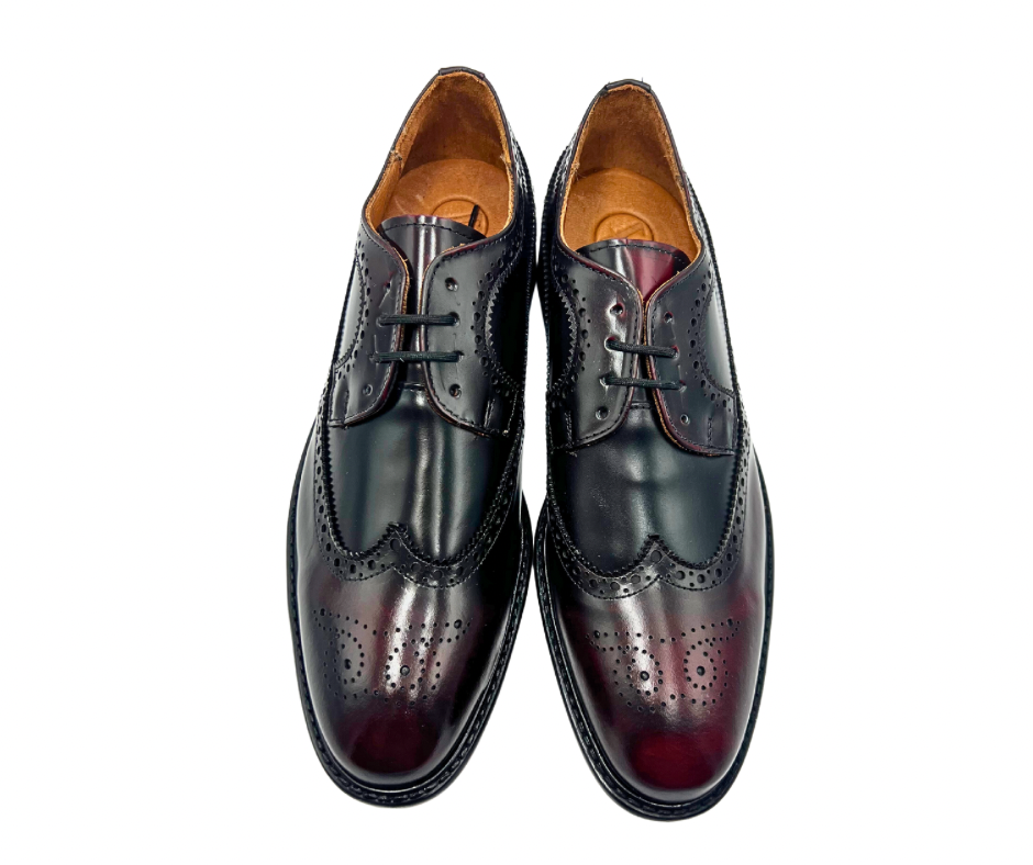 Zapato bostoniano vino camaleon Vogatti para caballero