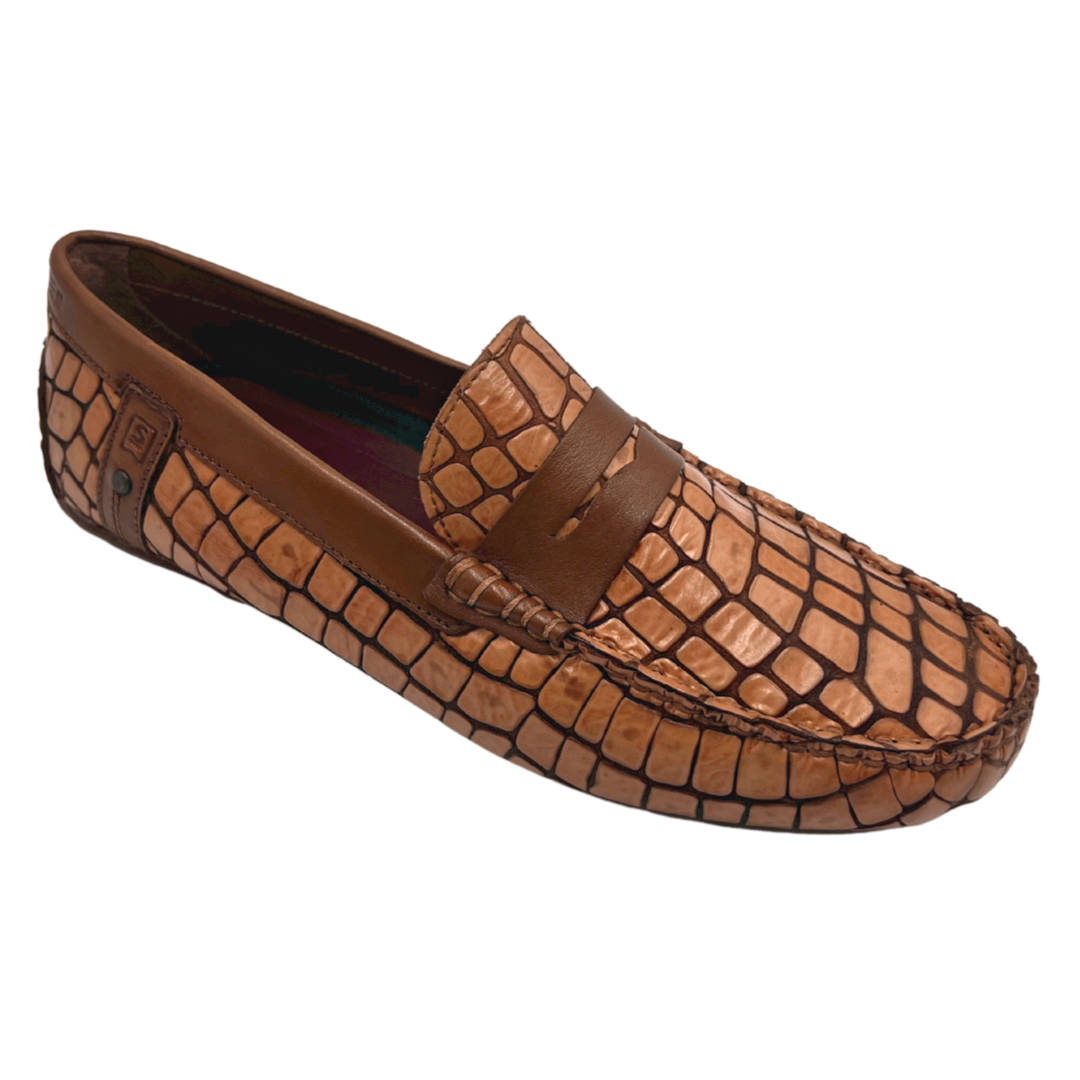 Mocasín tipo croco