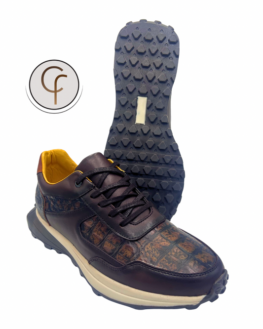 Sneaker Gardel en grabado coco