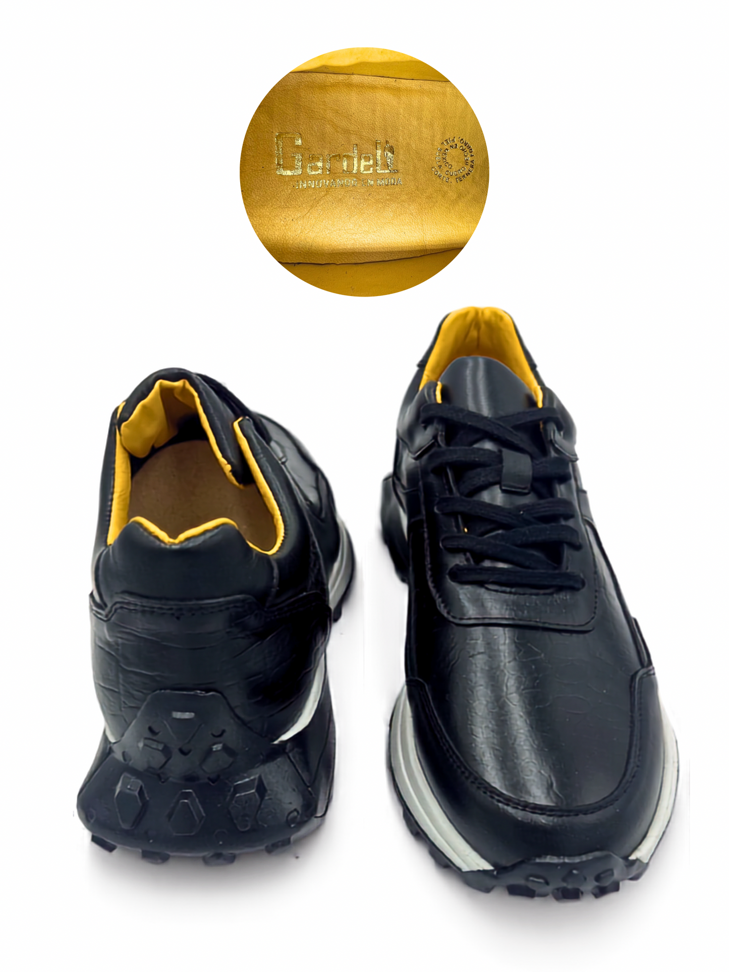 Sneaker Gardel en grabado coco
