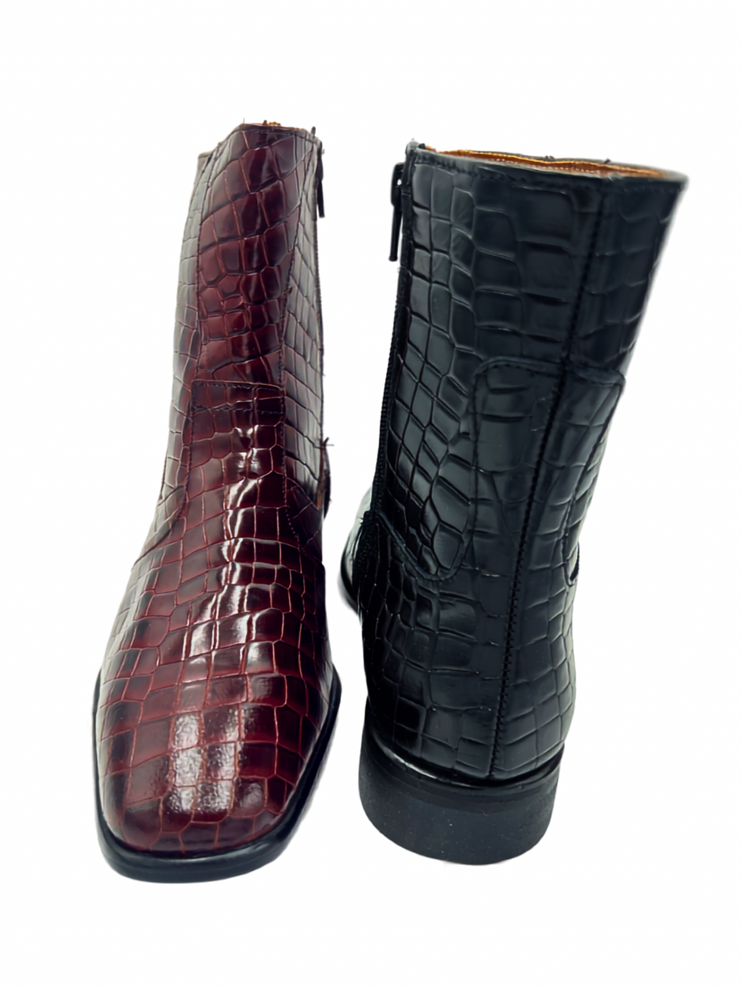 bota grabado de lagarto Vogatti